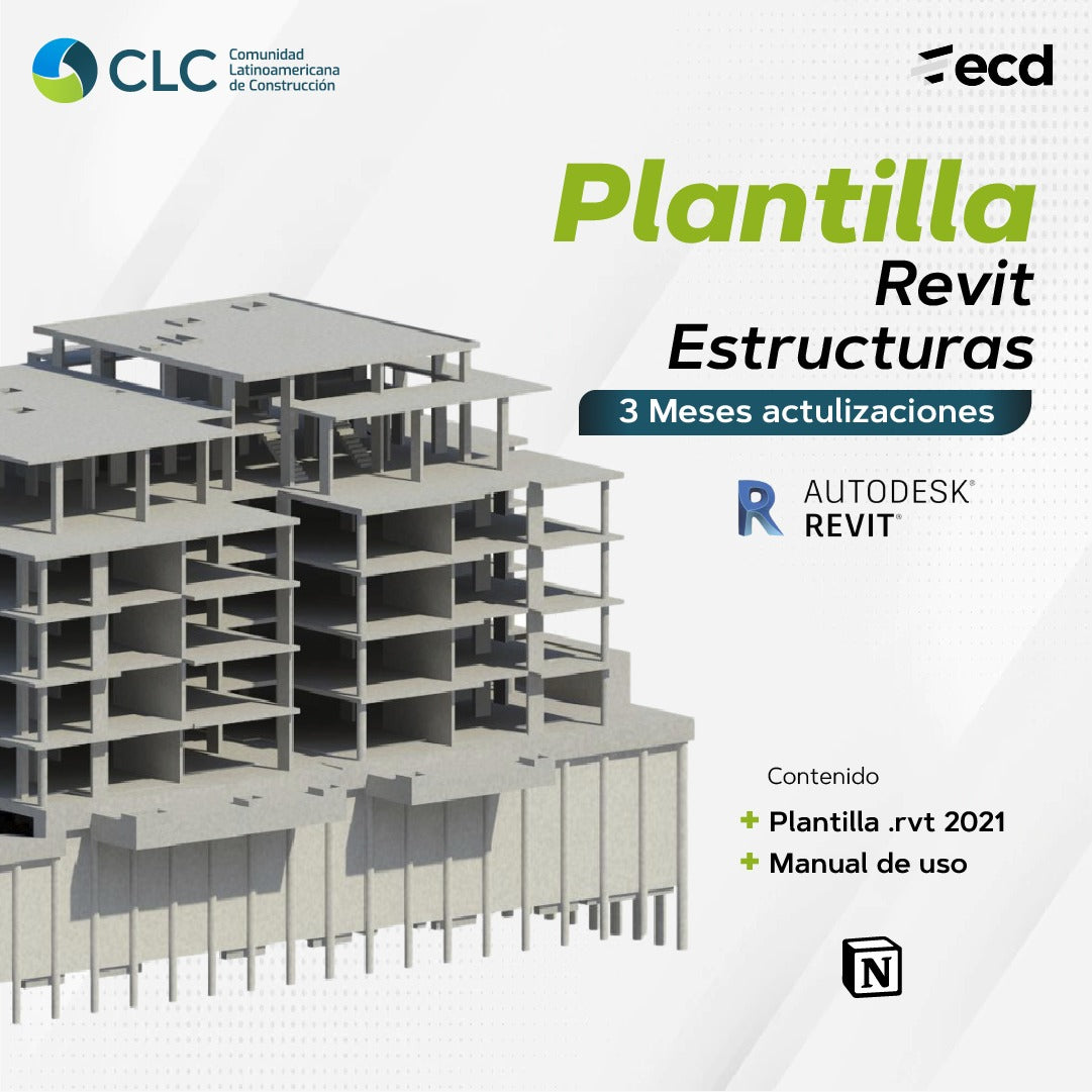 Plantilla de Revit Estructuras - Edificaciones