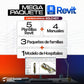 Mega Paquete | 05 Plantillas + Manuales + Familias + Modelo hospital Revit