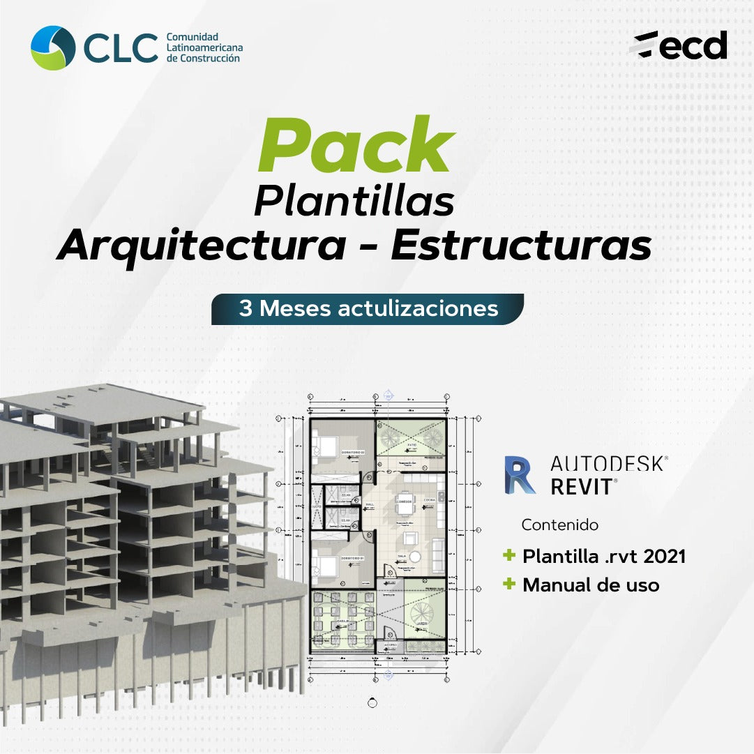 Pack de Plantillas Revit Arquitectura y Estructuras